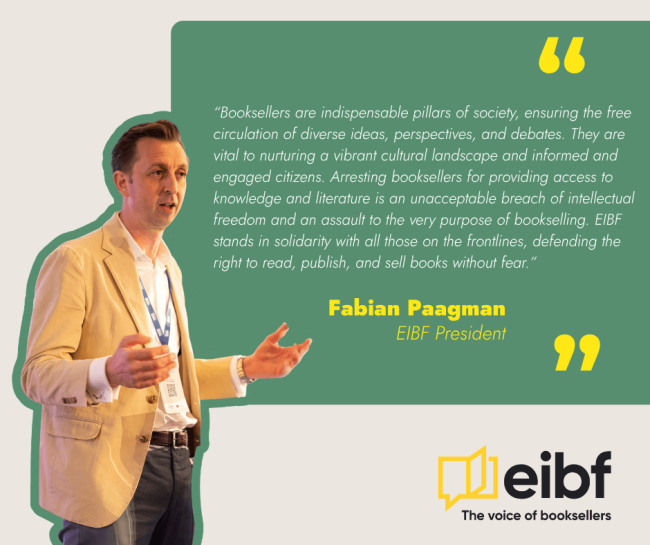 EIBF President Fabian Paagman